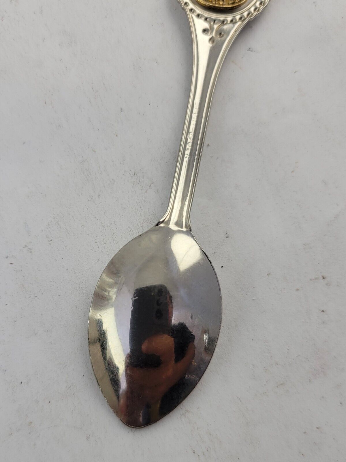 Vintage Windmill Holland & Solvang California Souvenir Spoon Viking Boat