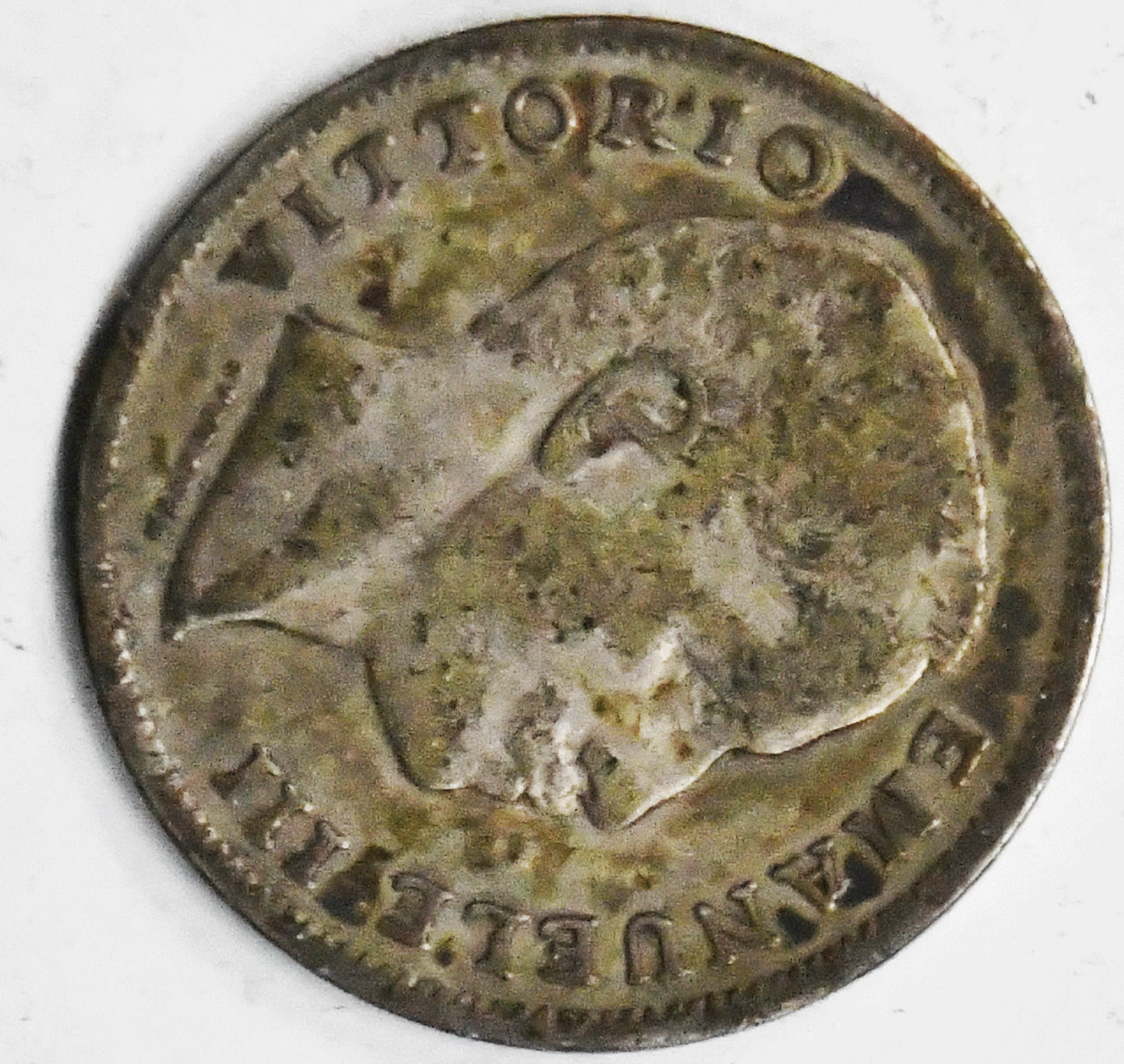 1901 R Italy Lira Silver Coin KM# 32