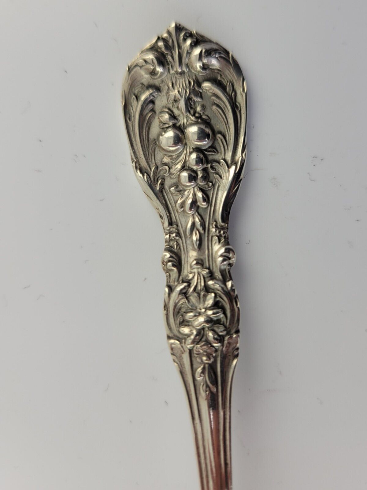 Reed & Barton Francis I Sterling .89oz. Small Sugar Shell Spoon 5 3/8" New Mark