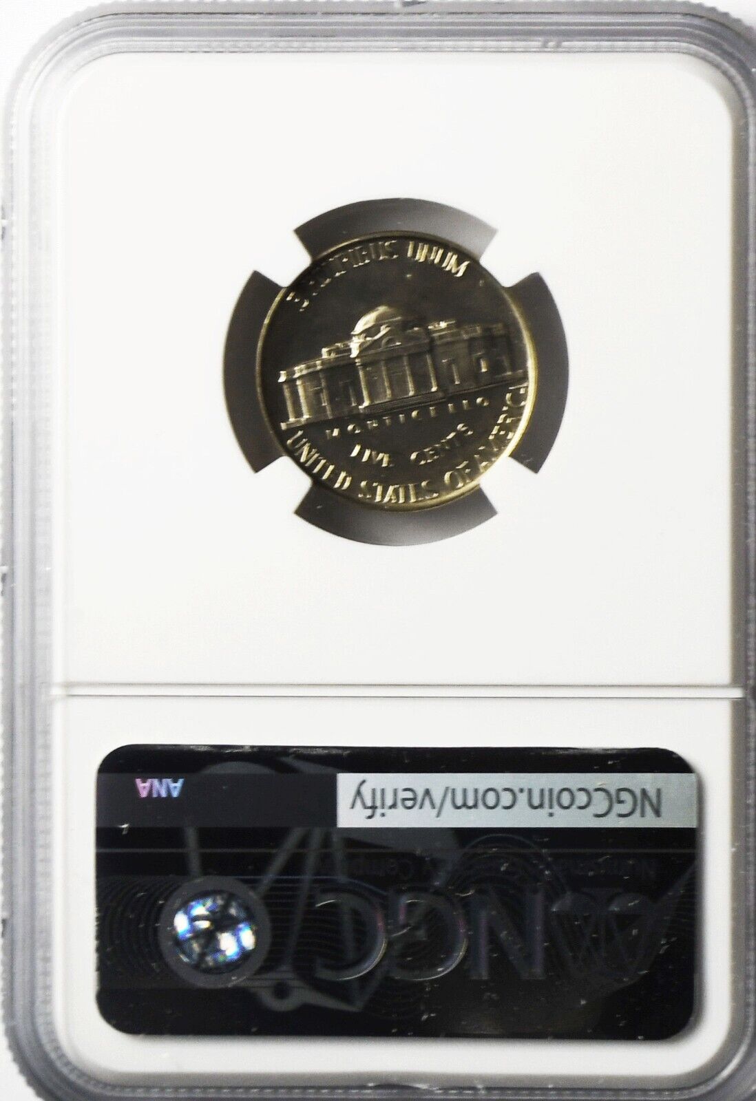 1953 5c Jefferson Proof Nickel Five Cents Gem Uncirculated Proof NGC PF66