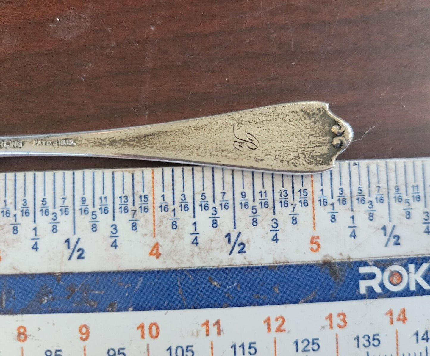 Chanute Kansas Sterling Silver 5 1/4" Souvenir Spoon .54oz. Nice