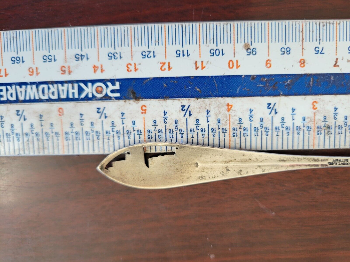 Detroit Michigan Sterling Silver 5 1/2" Souvenir Spoon City Hall .56oz.