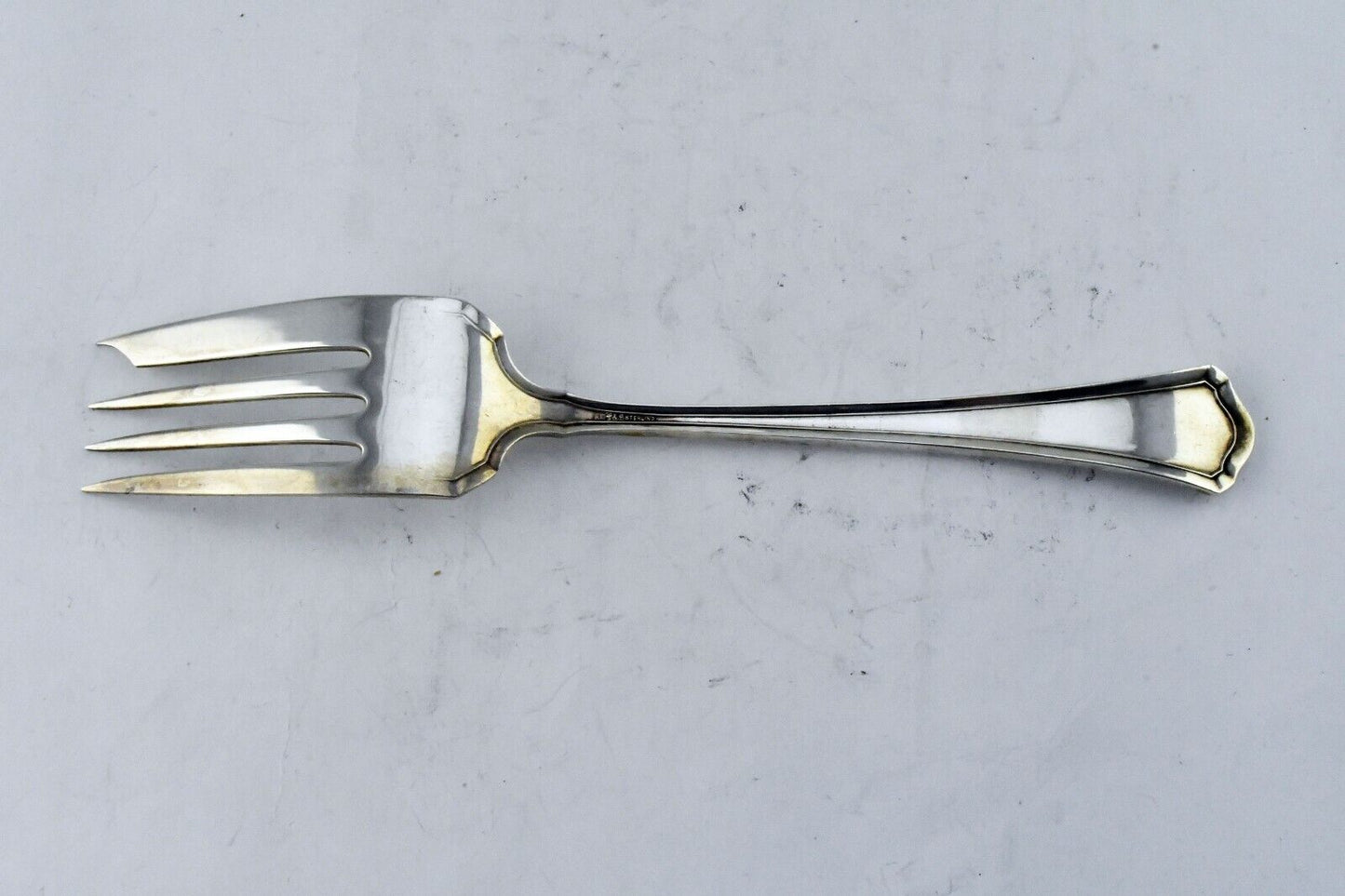 Putnam by Wallace Sterling Silver 8" Medium Cold Meat Serving Fork 2.2oz.