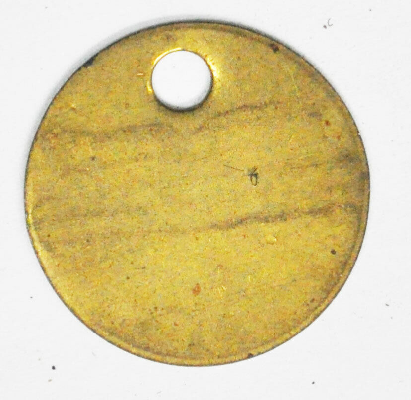 Lock Joint Pipe Company Key Fob Holed Pendant Token 29mm