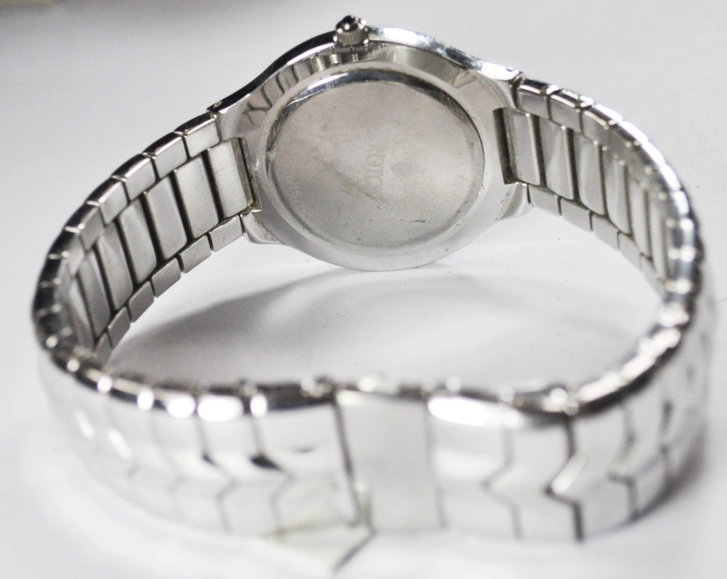 Croton Quartz Black Dial 38mm Crystal Bezel Not Running Wristwatch Alter Ego