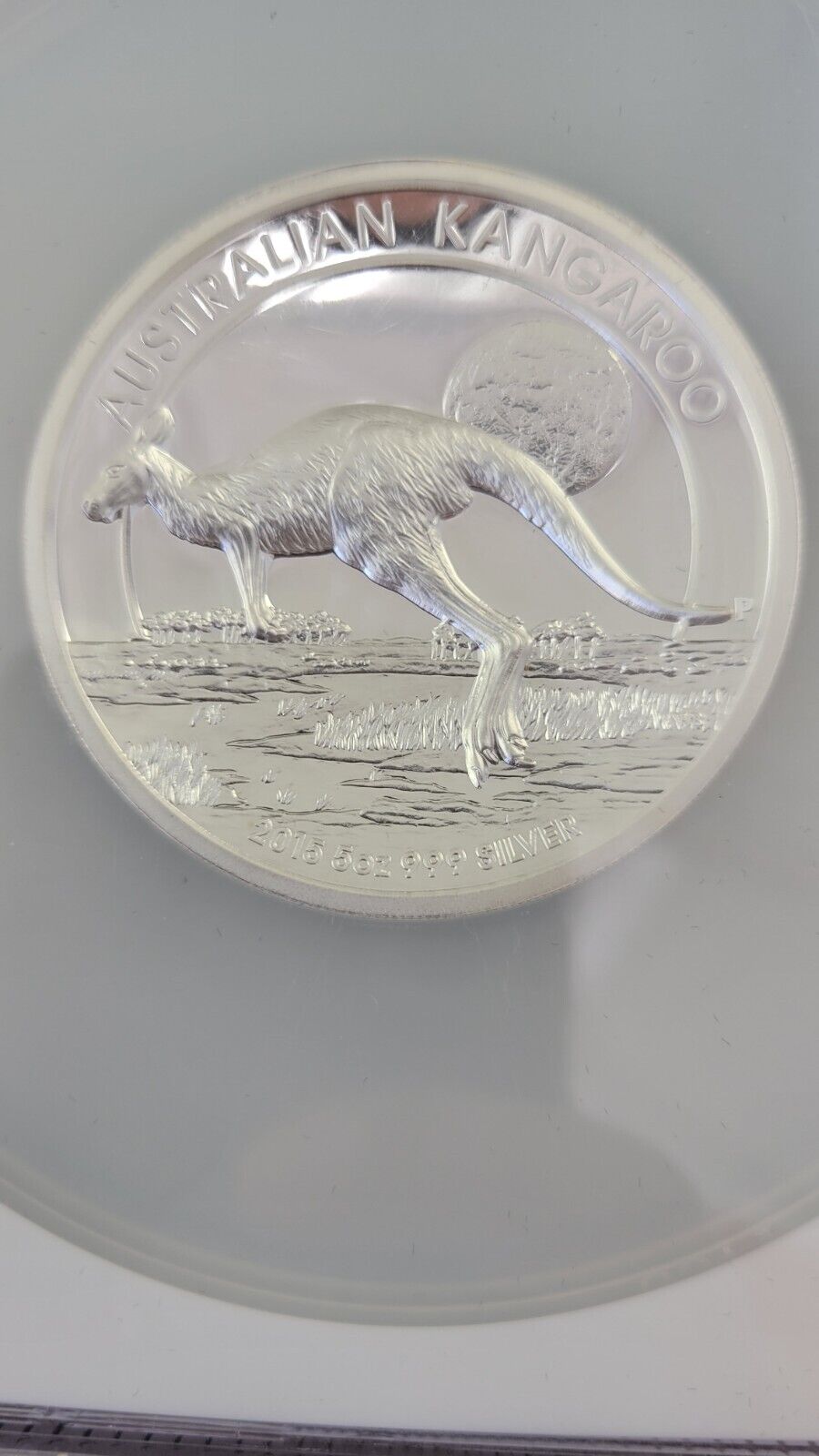 2015 P Australia $8 5 oz Silver Kangaroo High Relief NGC PF69 Ultra Cameo Cased