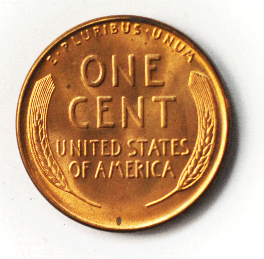 1937 1c Lincoln Wheat Cent One Penny Philadelphia Uncirculated