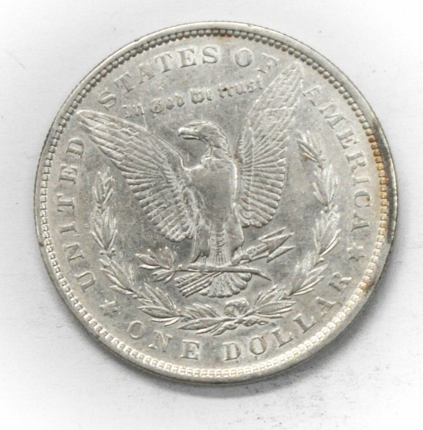 1880 $1 Morgan Silver One Dollar US Coin Philadelphia AU Clashed