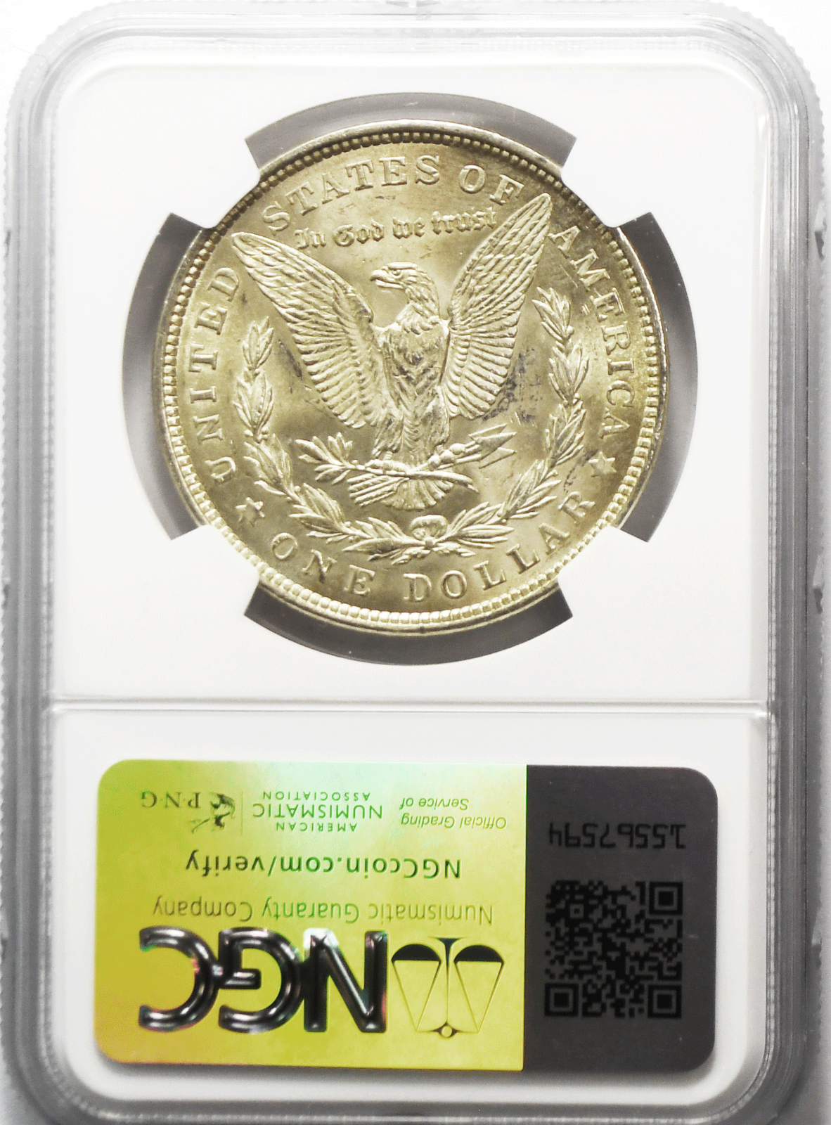 1921 $1 Morgan Silver Dollar MS60 NGC Uncirculated Philadelphia
