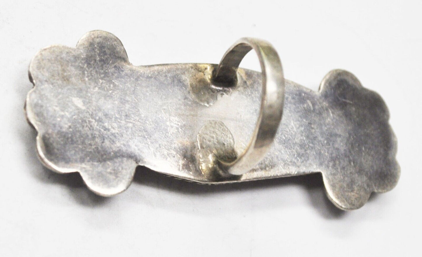 Sterling Silver MOP Large Statement Ring 62mm Size 6-1/2