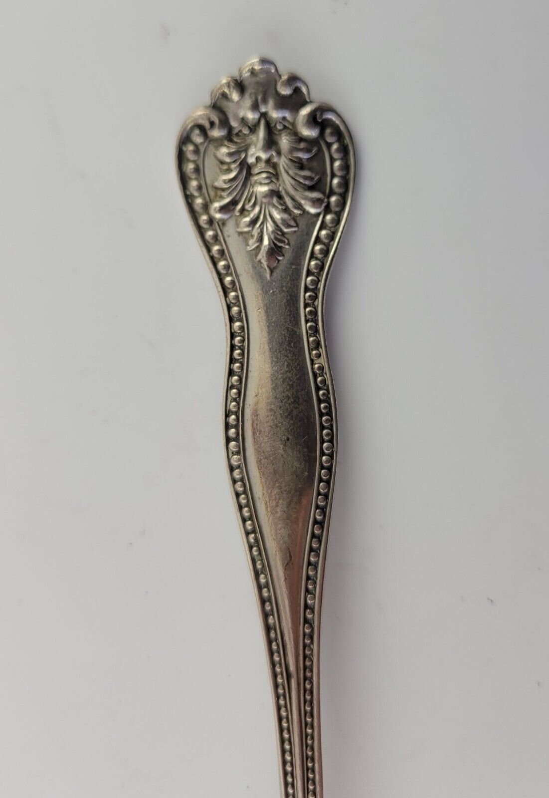 Antique Sterling Silver 4 1/2" Small Tined Sardine Serving Fork .42oz.