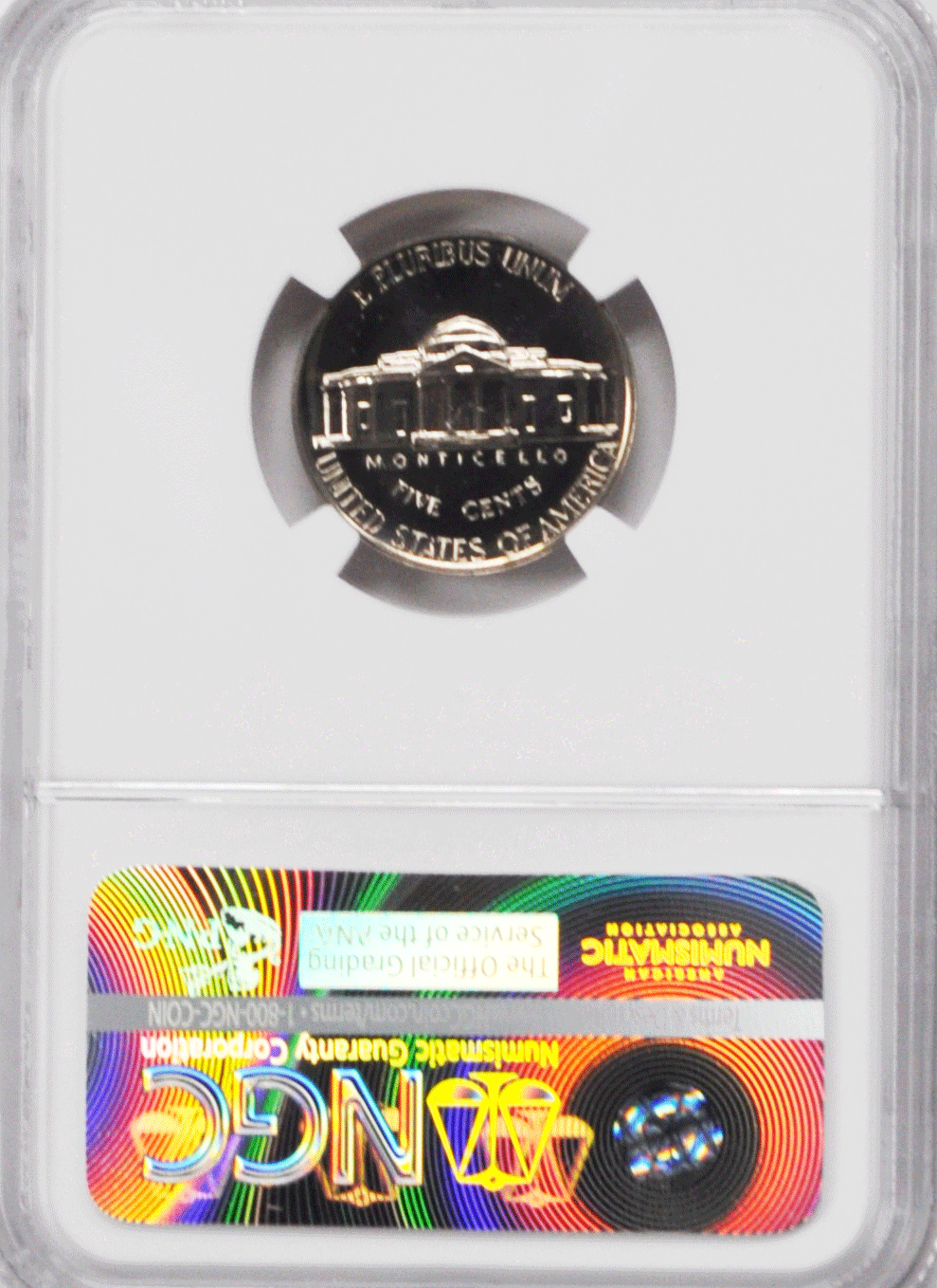 1961 5c Jefferson Proof Nickel Five Cents NGC PF67 Philadelphia