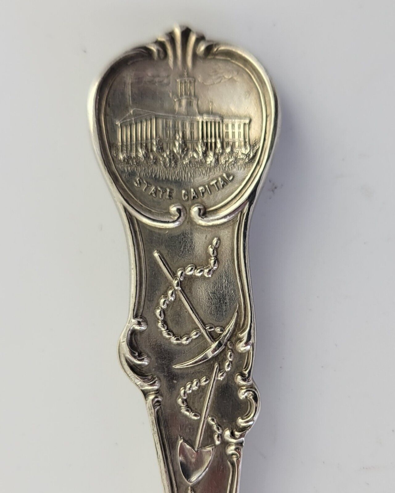 RARE! Tennessee State Sterling 5" Silver Souvenir Fork State Capital 1oz.