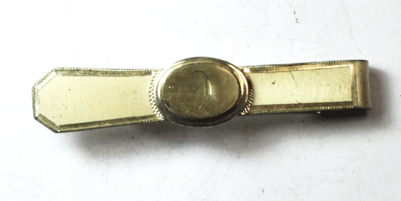 Vintage Sterling Silver Bojar Money Clip G Monogram 2-1/2" 13mm
