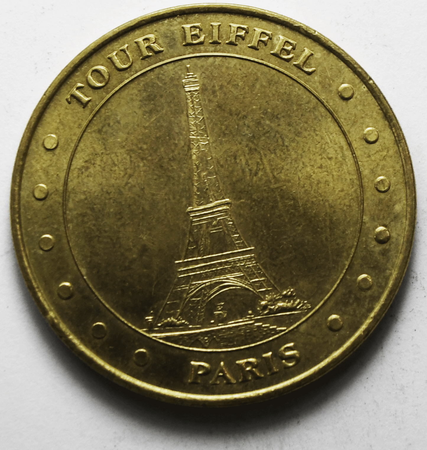 2000 Monnaie De Paris Eiffel Tower Official Medal Souvenir 33mm
