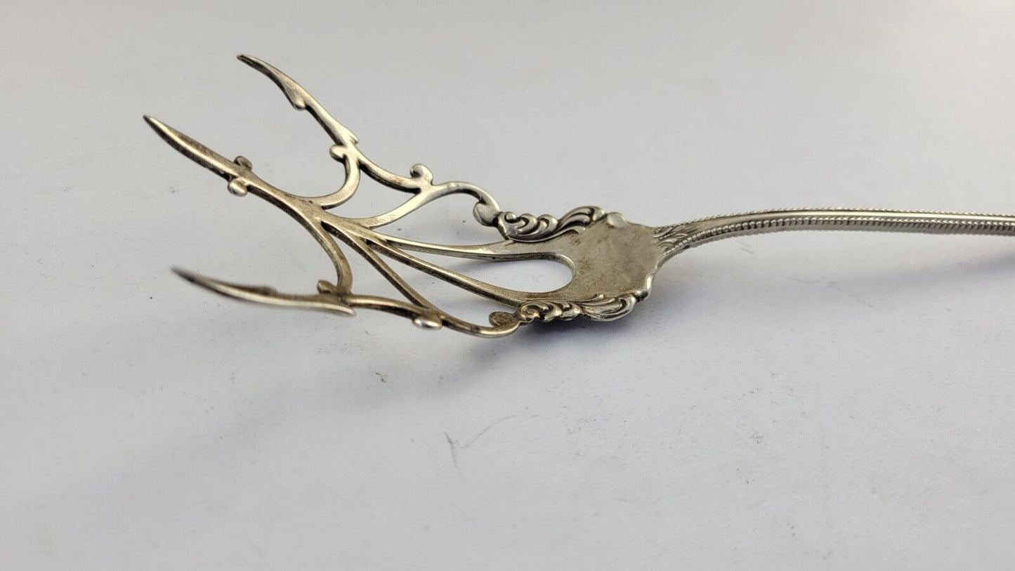 Canterbury by Towle Sterling Silver Lettuce Fork 9 1/4" Monogrammed 1oz.