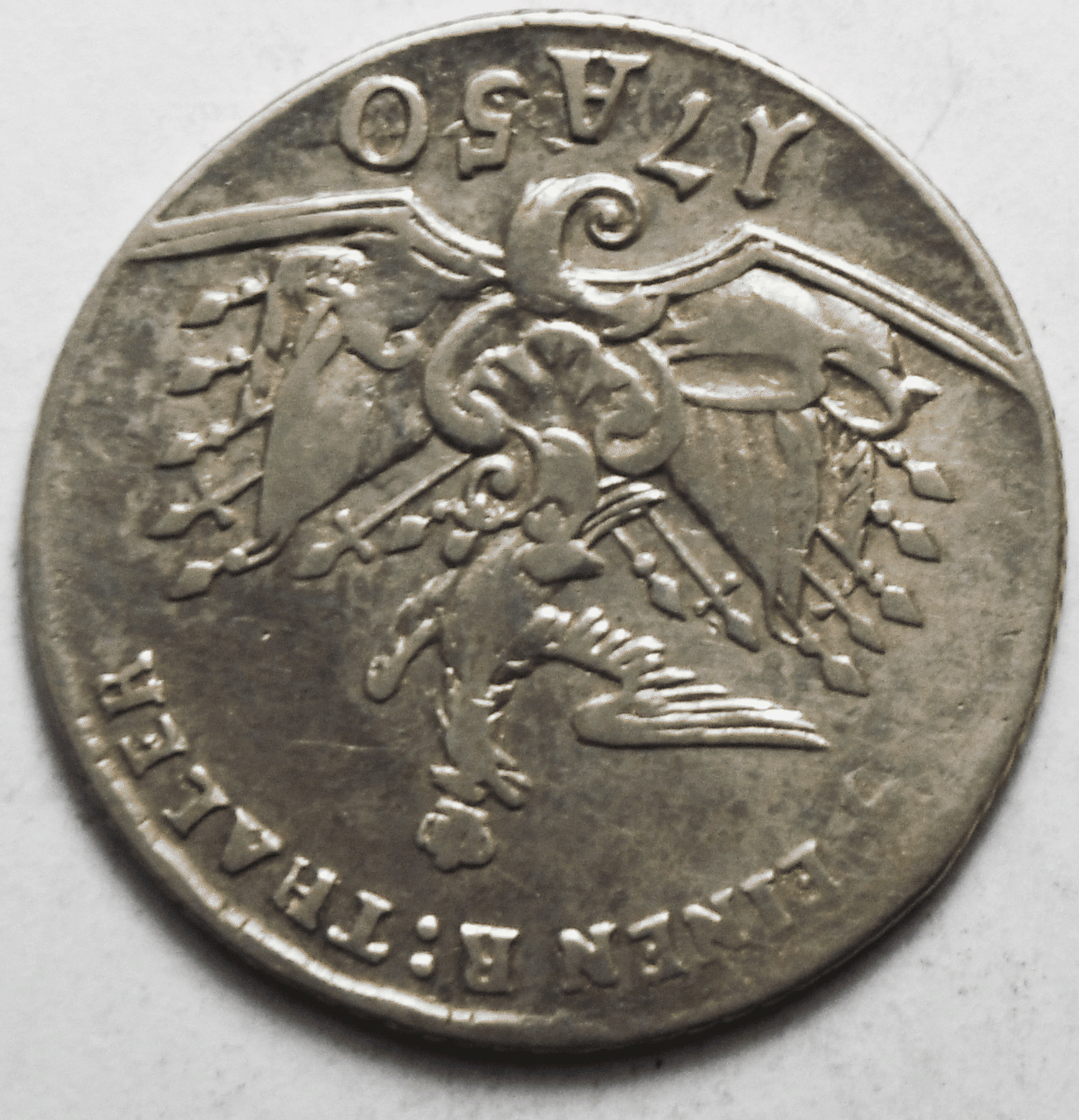 1750 A German States Prussia Thaler KM# 255 Silver Coin