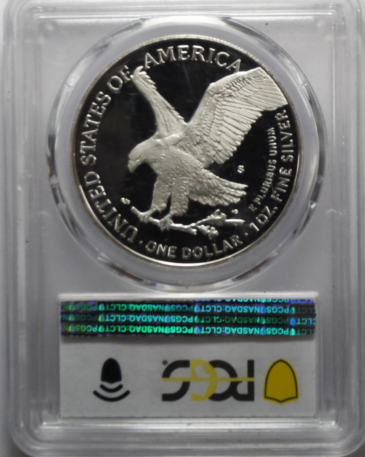 2021 S $1 American Proof Silver Eagle 1oz Fine Coin NGC PF69 Ultra Cameo Type 2