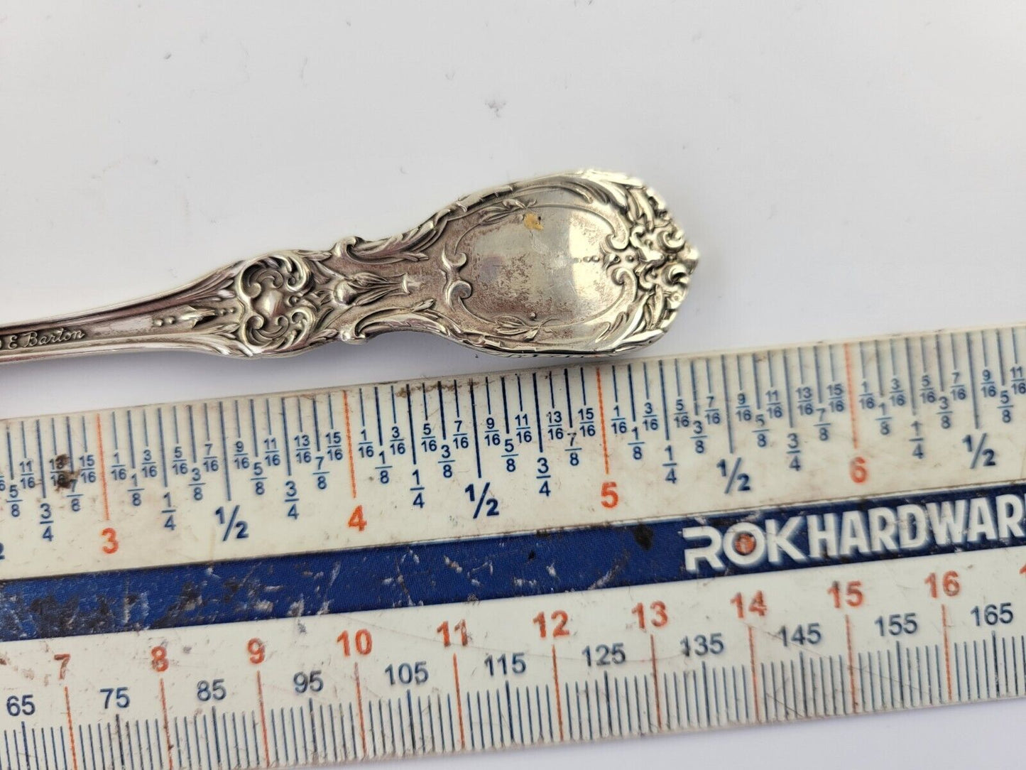 Reed & Barton Francis I Sterling .89oz. Small Sugar Shell Spoon 5 3/8" New Mark