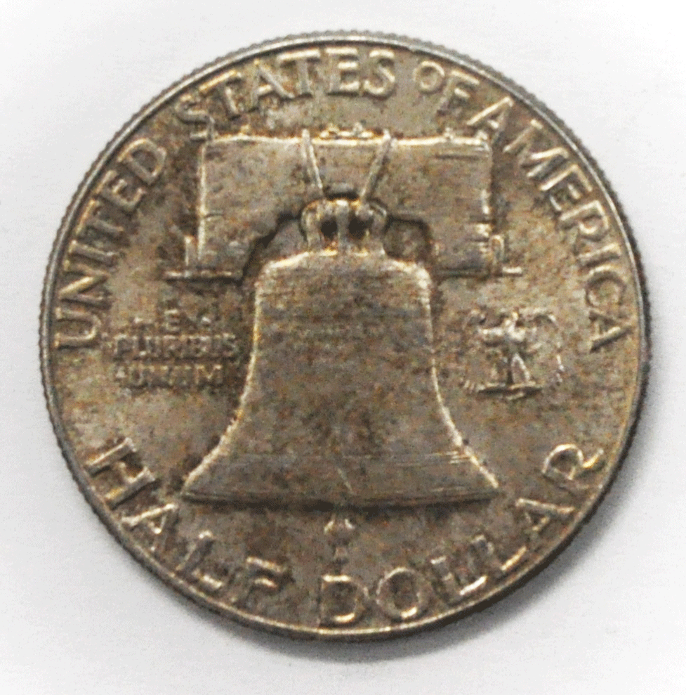 1952 50c Franklin Silver Half Dollar Fifty Cents Philadelphia AU