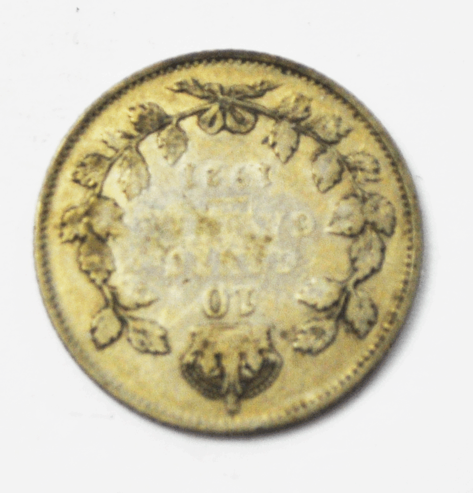 1921 Canada 10 Silver Ten Cents KM# 23a