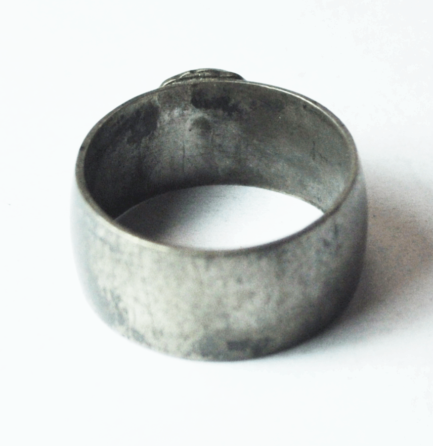 1957 1929 Los Angeles City College Antique Sterling Silver Ring 9mm 7-1/2