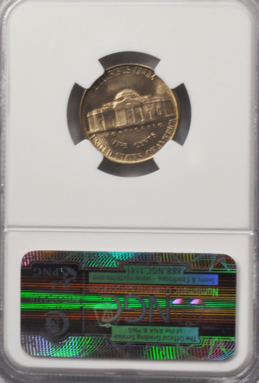 1950 D 5c Jefferson Nickel NGC MS66 BU Denver Five Cents