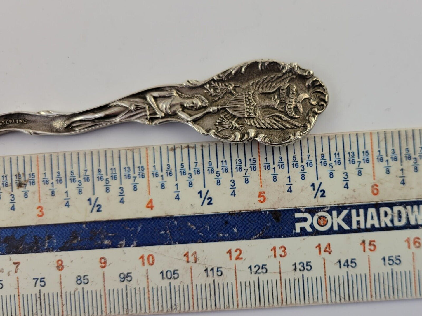 Wichita Kansas Sterling Silver 5 5/8" Souvenir Spoon .72oz. City Hall
