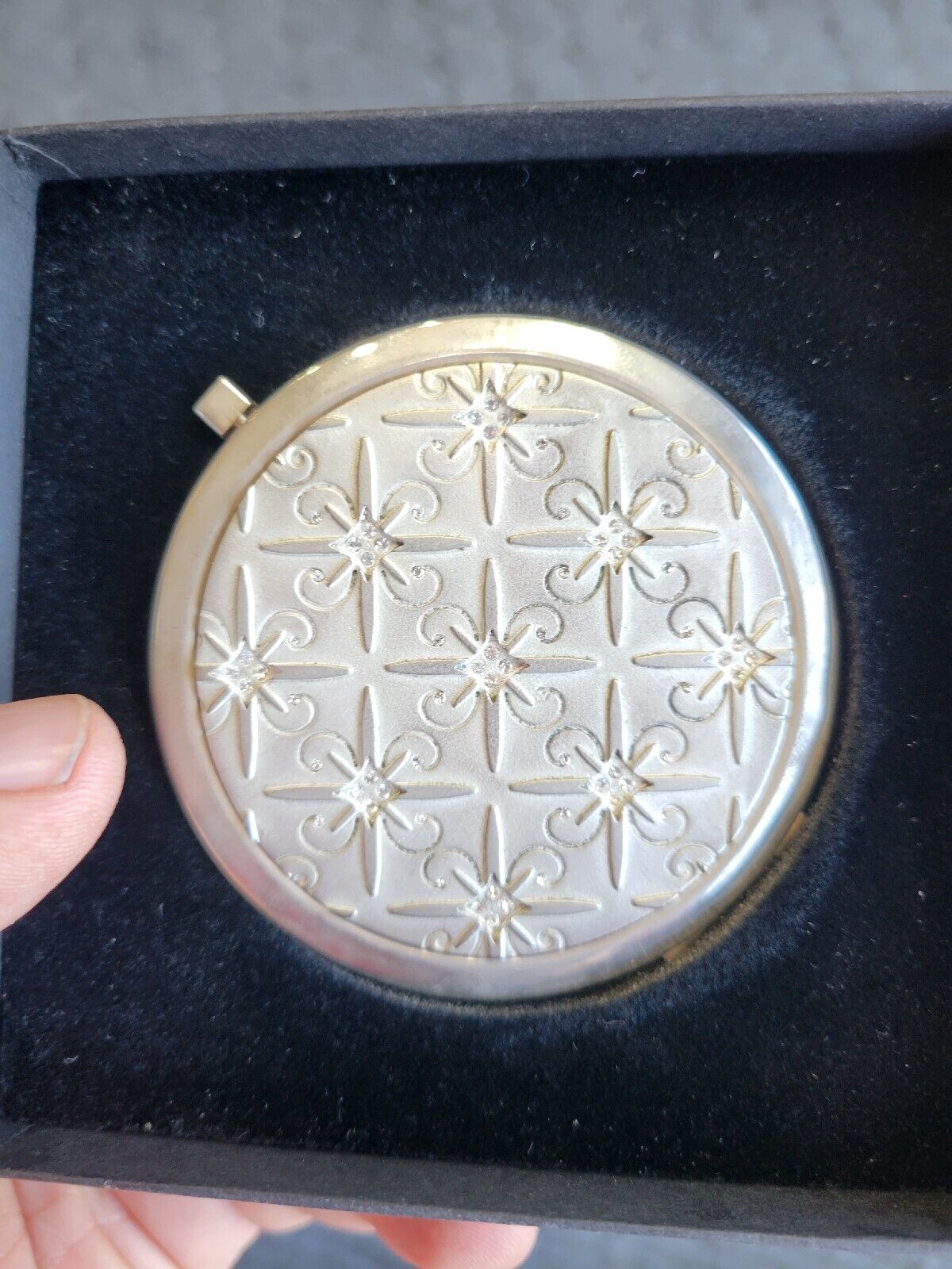 Irving Rice Double Mirror Compact Complete w/Box And Bag