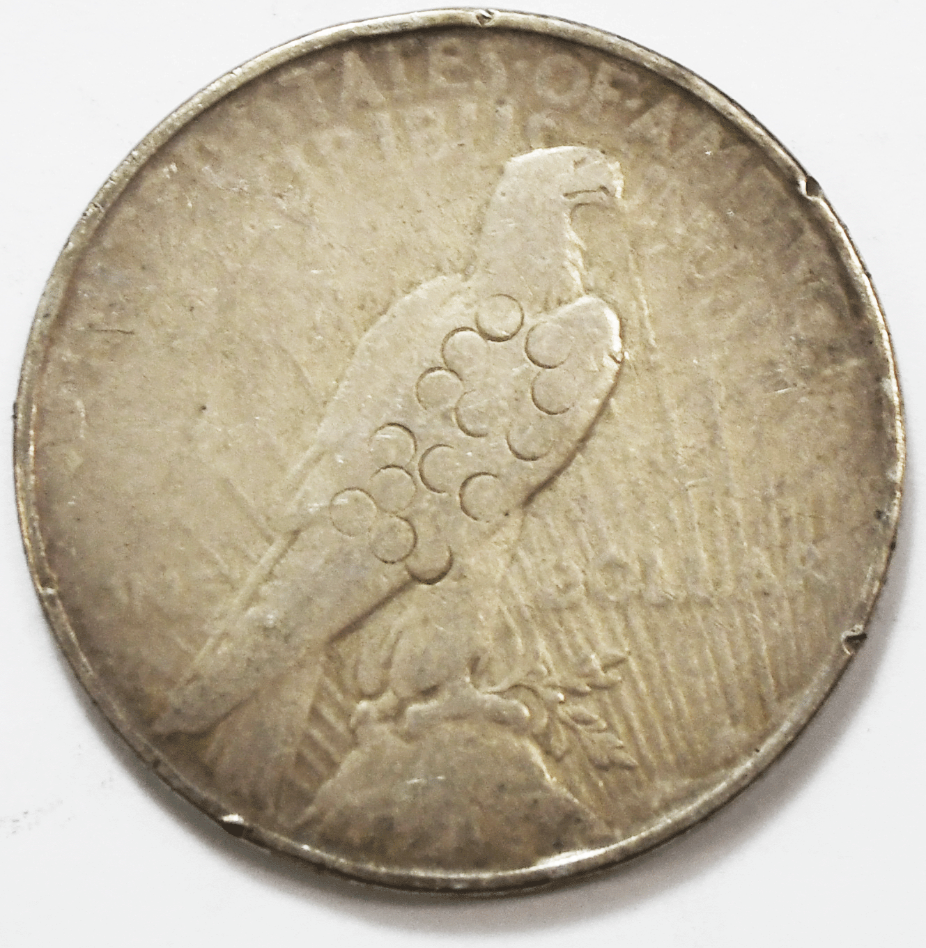 1927 $1 Peace Silver One Dollar US Philadelphia Smoking Liberty