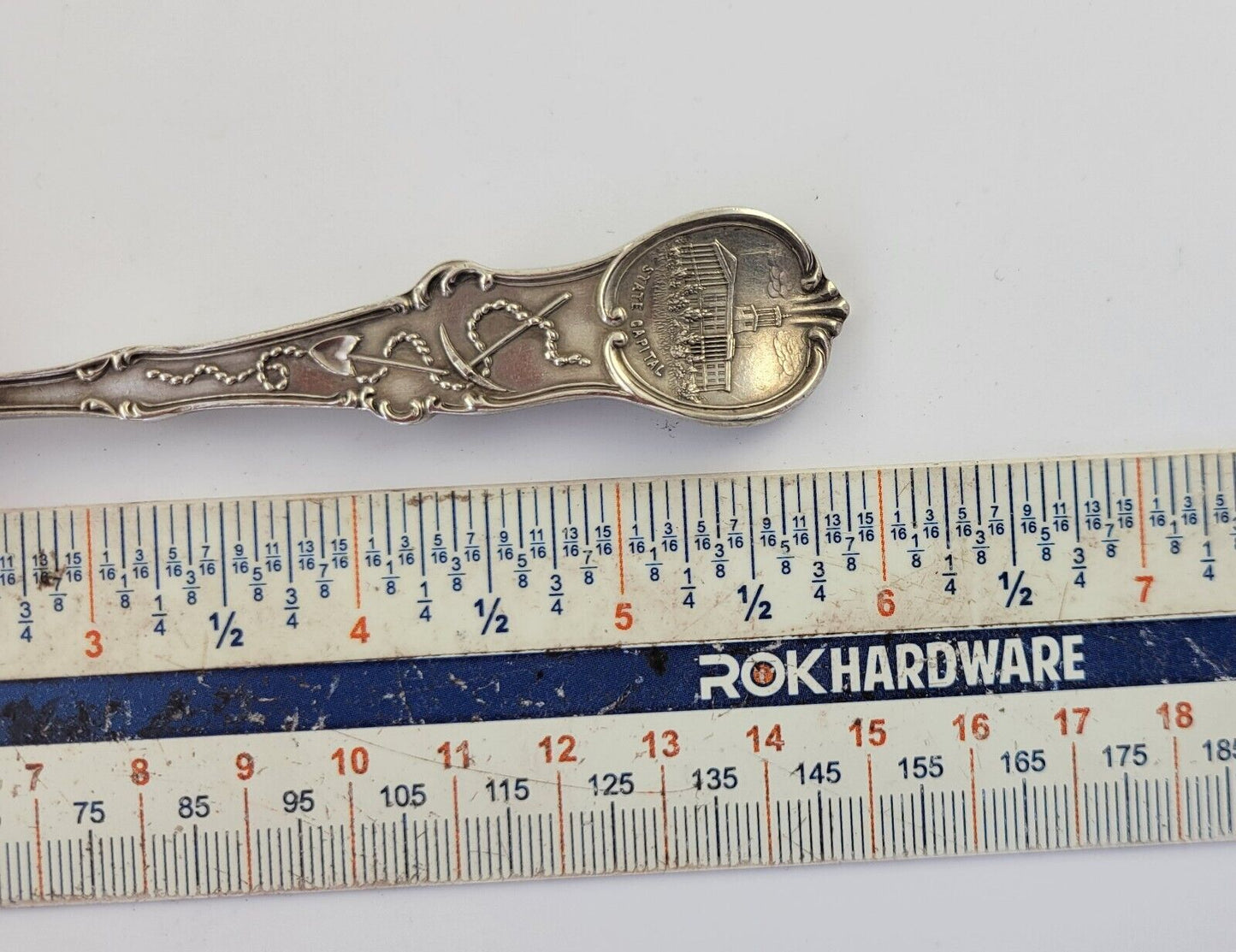 RARE! Tennessee State Sterling 5" Silver Souvenir Fork State Capital 1oz.