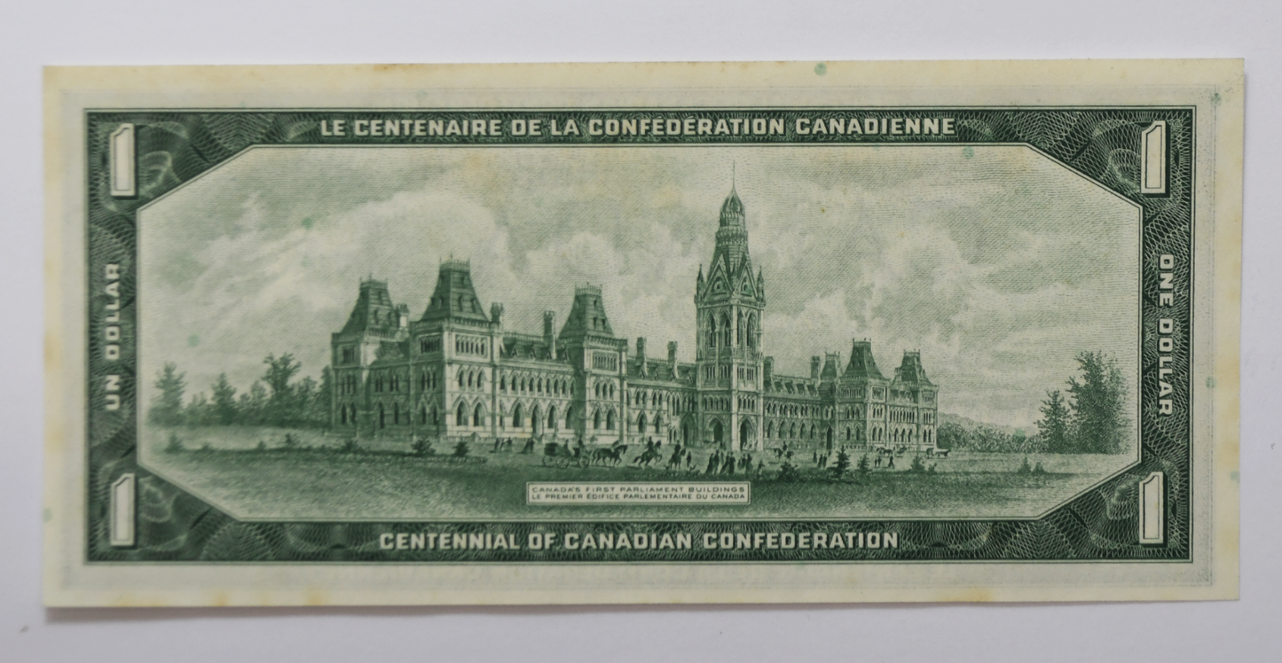 1967 $1 Canada One Dollar Note Uncirculated G/P 5552046