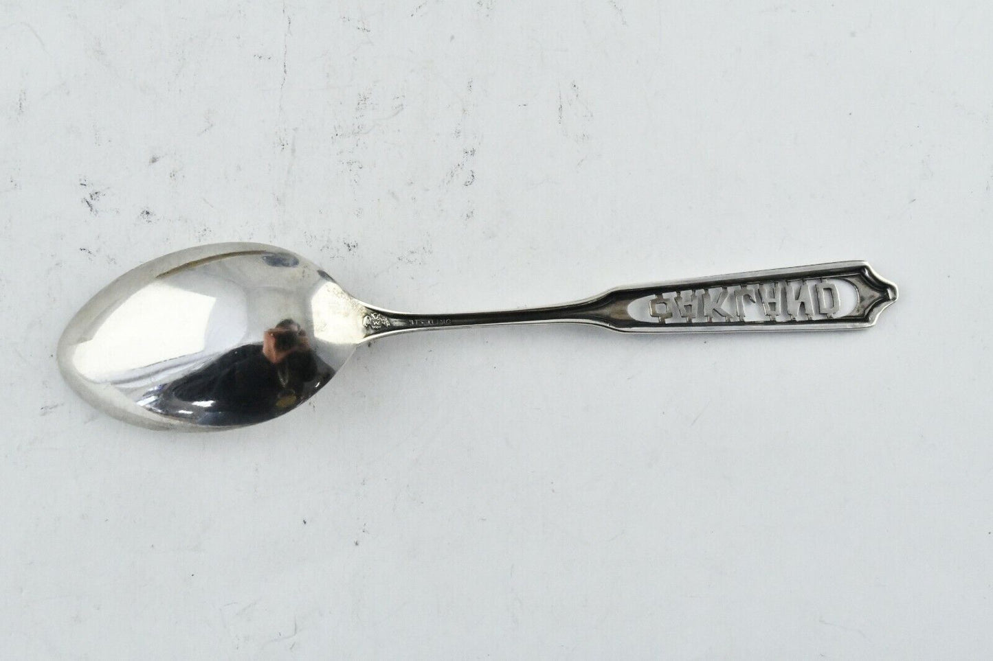 Oakland Ca. Sterling Silver Souvenir Spoon 5 1/4" by Watson .34 oz.