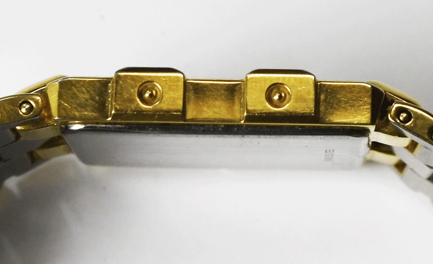 Vintage Longines QWR Dress Watch Rectangle Gold Tone 25mm 7.5" Quartz