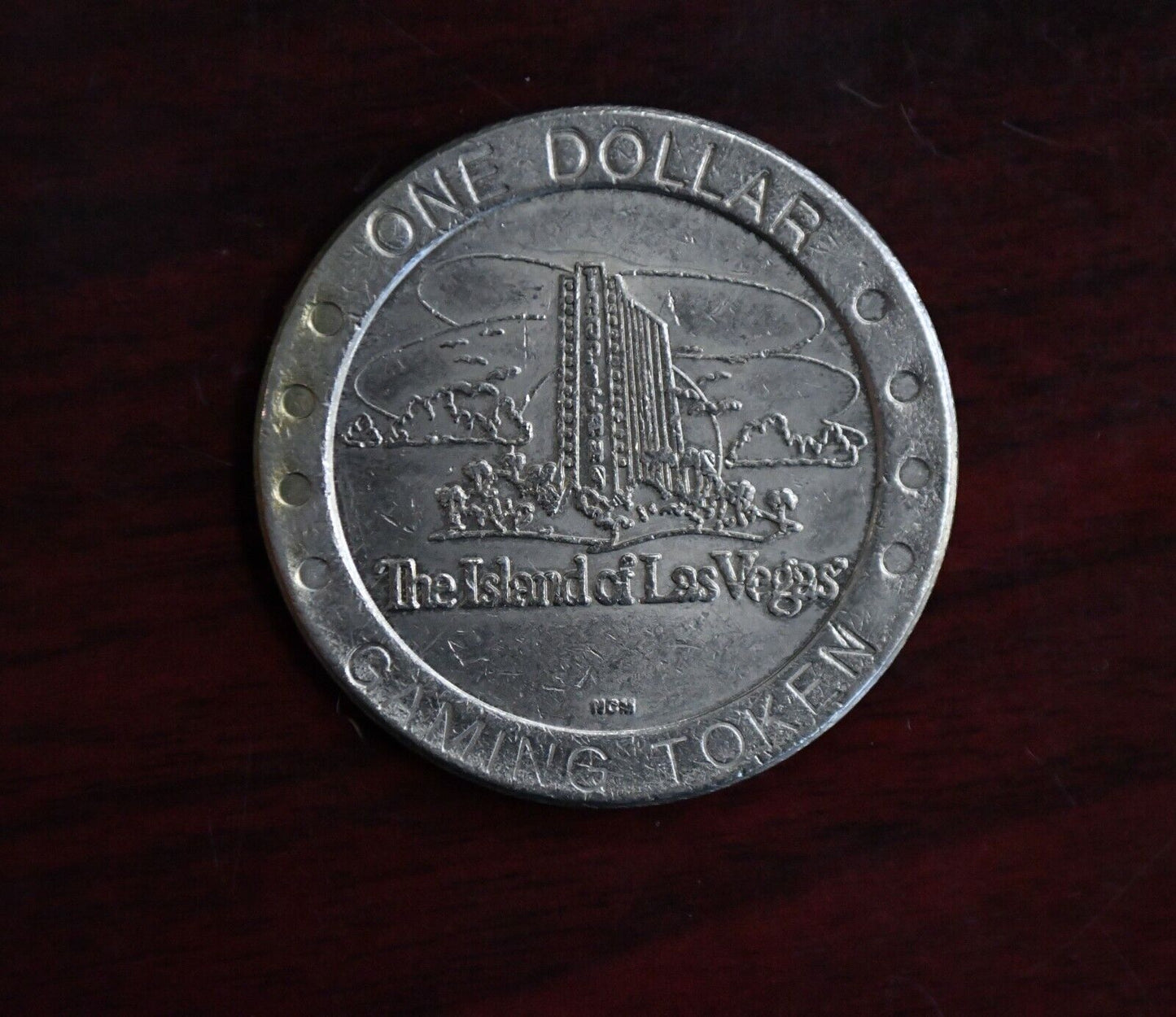 The Tropicana Island of Las Vegas Casino Dollar Token