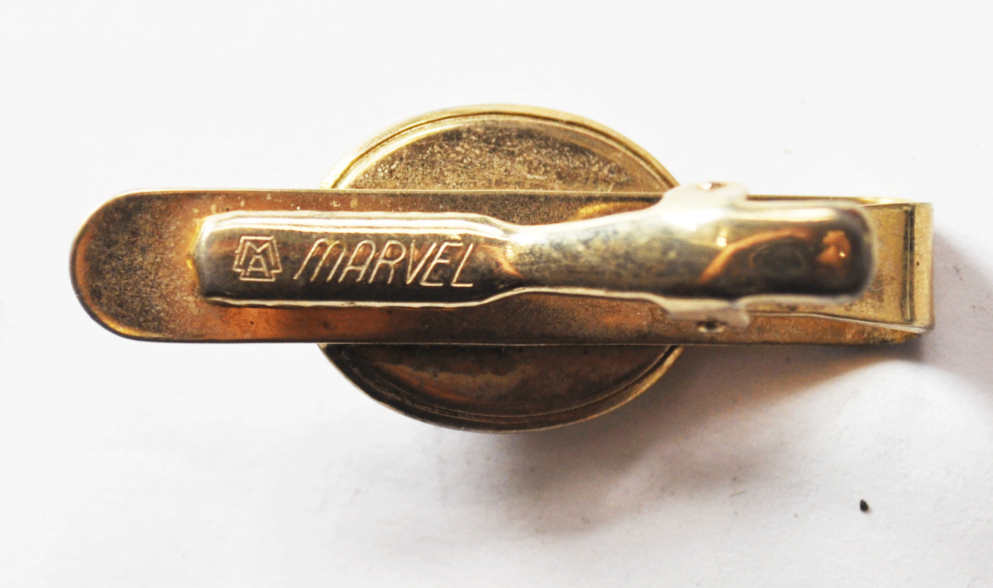 Vintage Marvel Gold Filled Tie Clip American Legion 17mm 1-3/4"