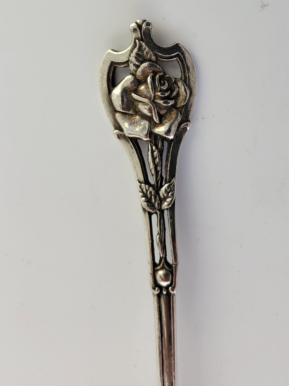 State Capital Topeka Kansas Sterling Silver 5 3/4" Souvenir Spoon .71oz.