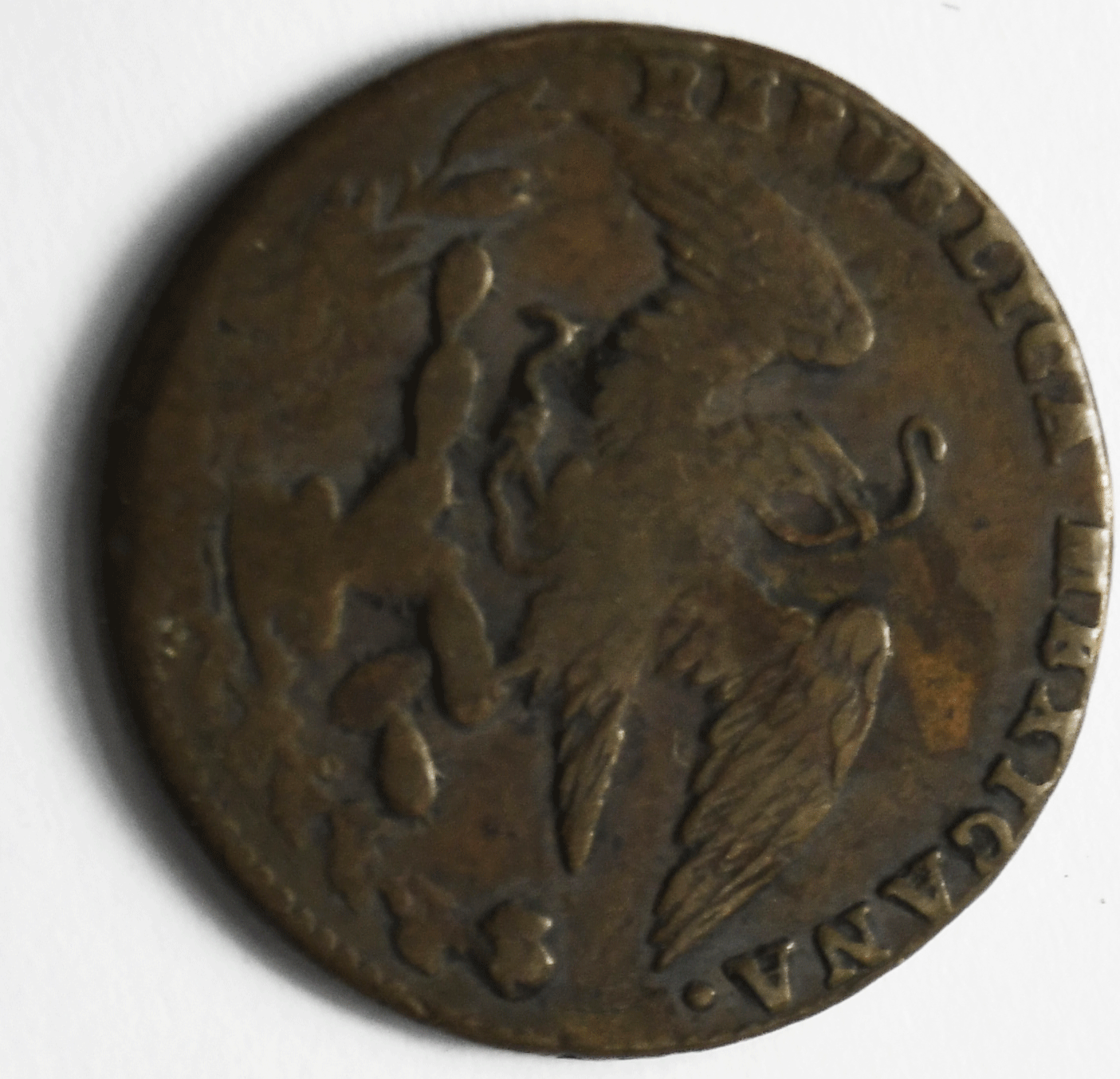 1835 Mexico First Republic 1/4 Quarter Real KM# 358