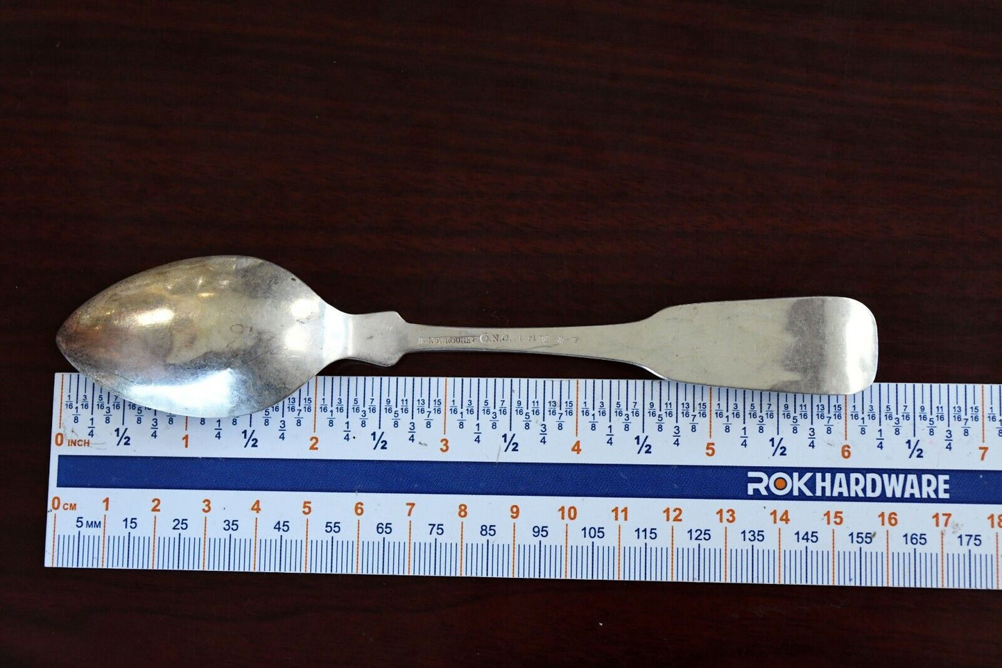 Sturbridge by Old Newbury Crafters Sterling Teaspoon ONC Roger Rowell 6 1/4"