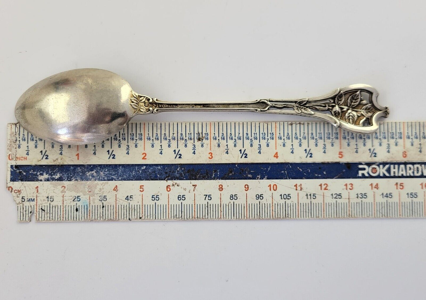 State Capital Topeka Kansas Sterling Silver 5 3/4" Souvenir Spoon .71oz.