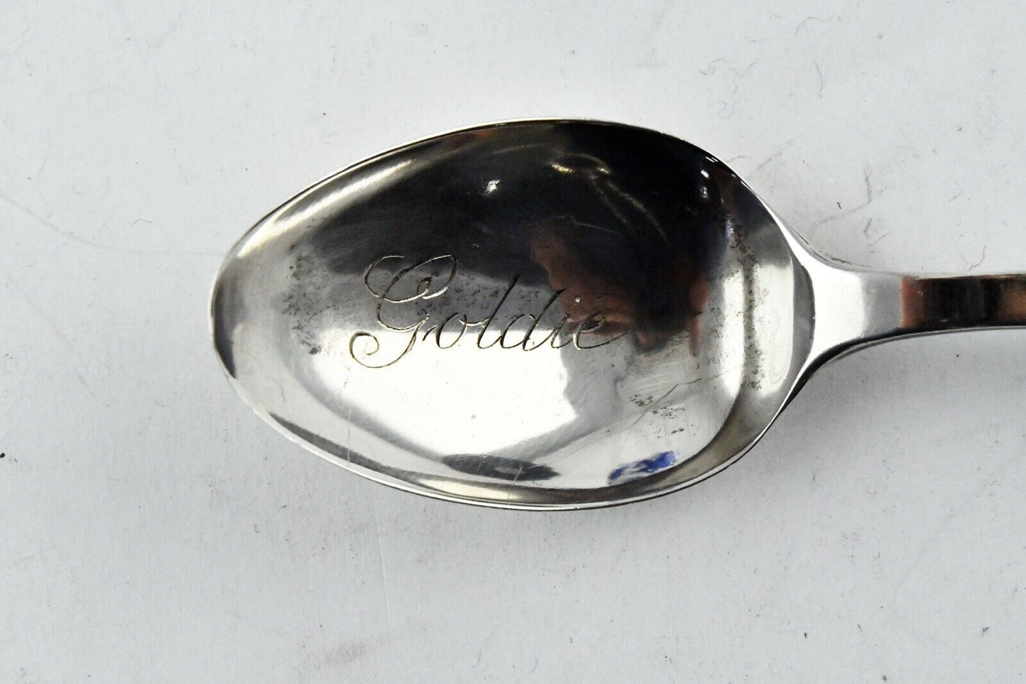 Chicago Illinois Sterling Silver 5 1/8" Souvenir Spoon By Manchester .45oz.