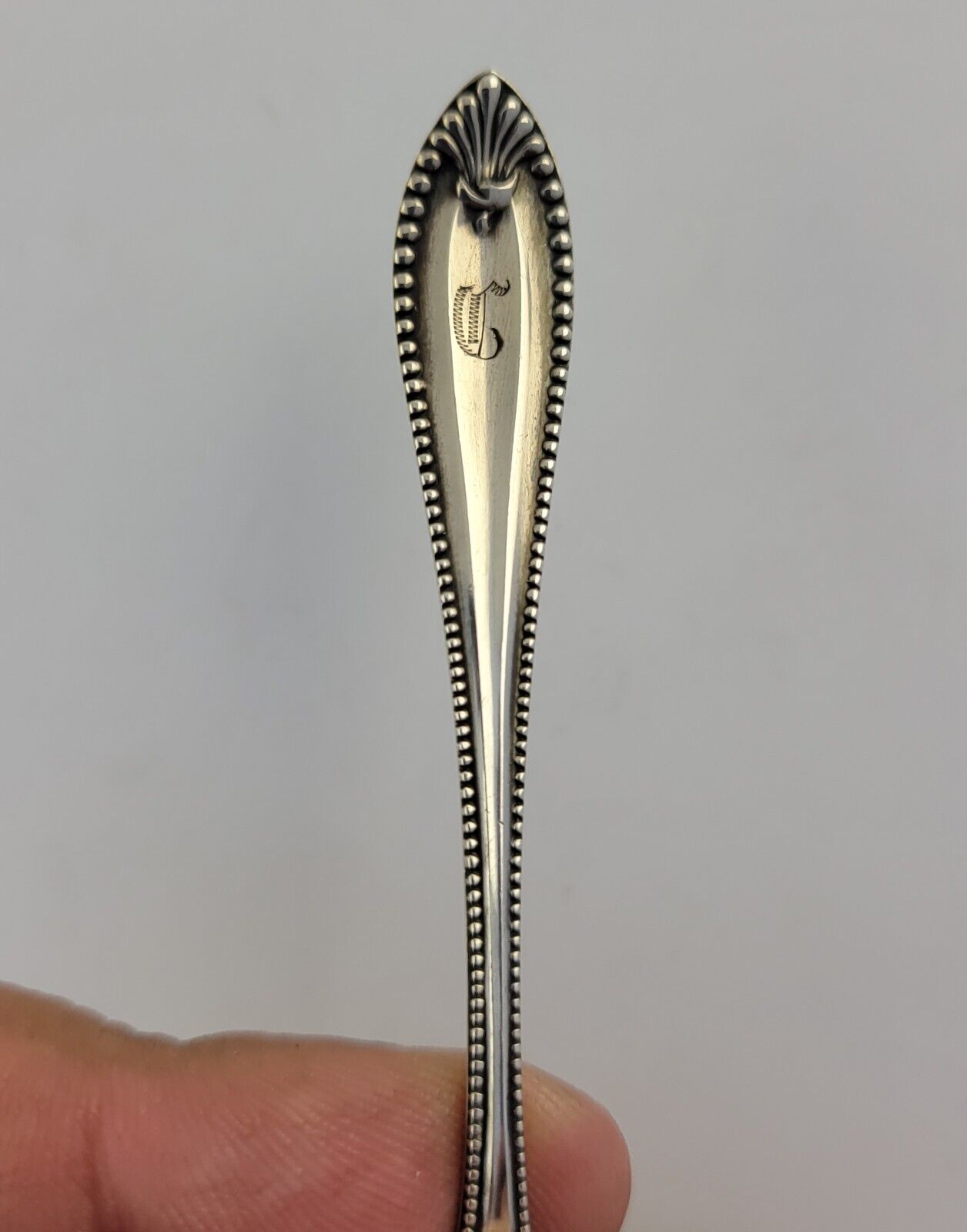 Cordova by Towle Sterling Silver 4 5/8" Strawberry/Berry Fork .28oz. Monogrammed