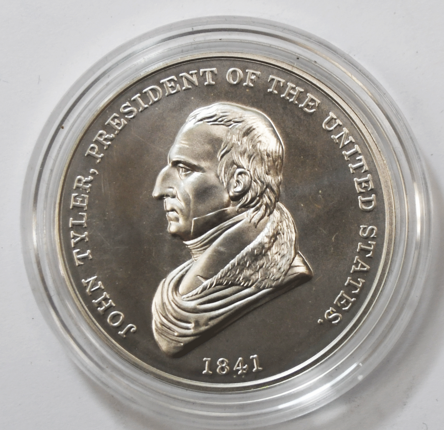 2021 John Tyler Peace & Friendship US President 1oz .999 Silver Medal US Mint