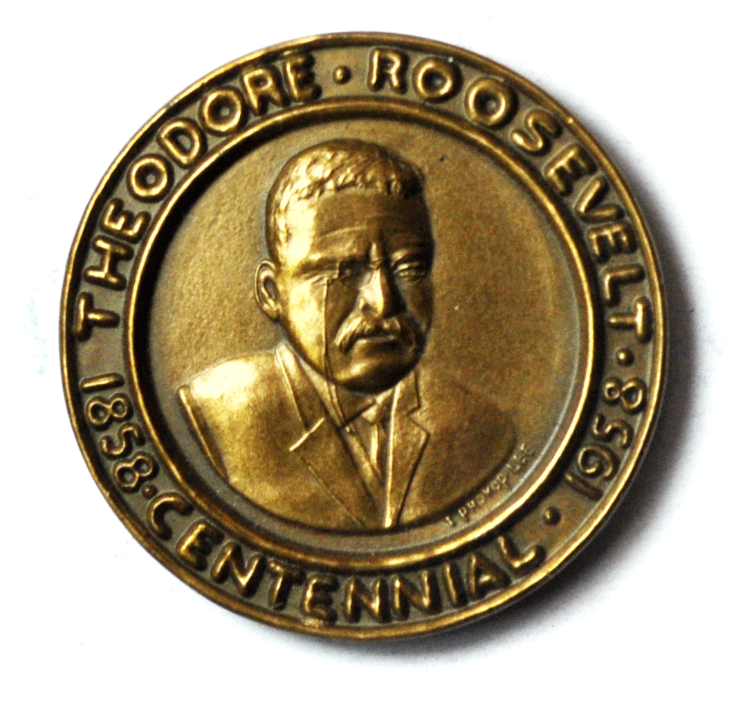 Theodore Roosevelt Memorial North Dakota Bad Lands Centennial Medallic Art 39mm