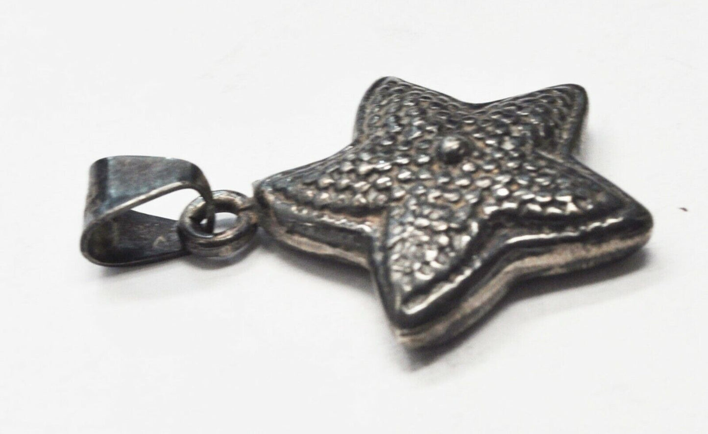 Sterling Silver Mexico TN-49 Starfish Pendant 50mm x 30mm