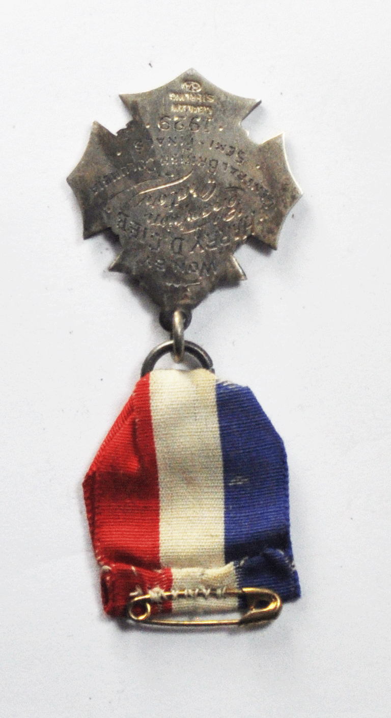 Sterling Silver The Sun Vancouver Champion Oratory Medal 1929 CBC C Ballan 32mm