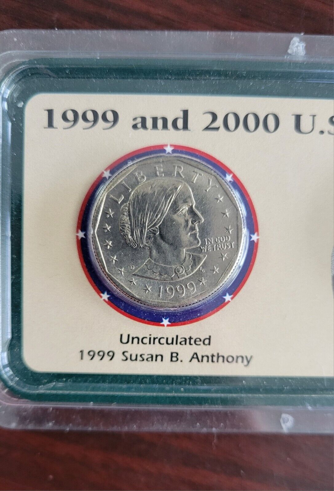 Littleton 1999 and 2000 U.S. Dollar Coins Susan B Anthony Sacagawea Uncirculated
