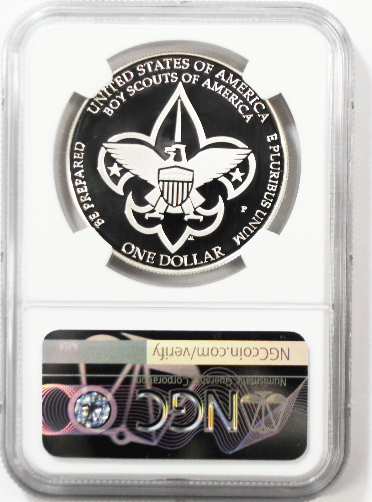 2010 P $1 Boy Scouts Commemorative Silver One Dollar PF69 UC NGC