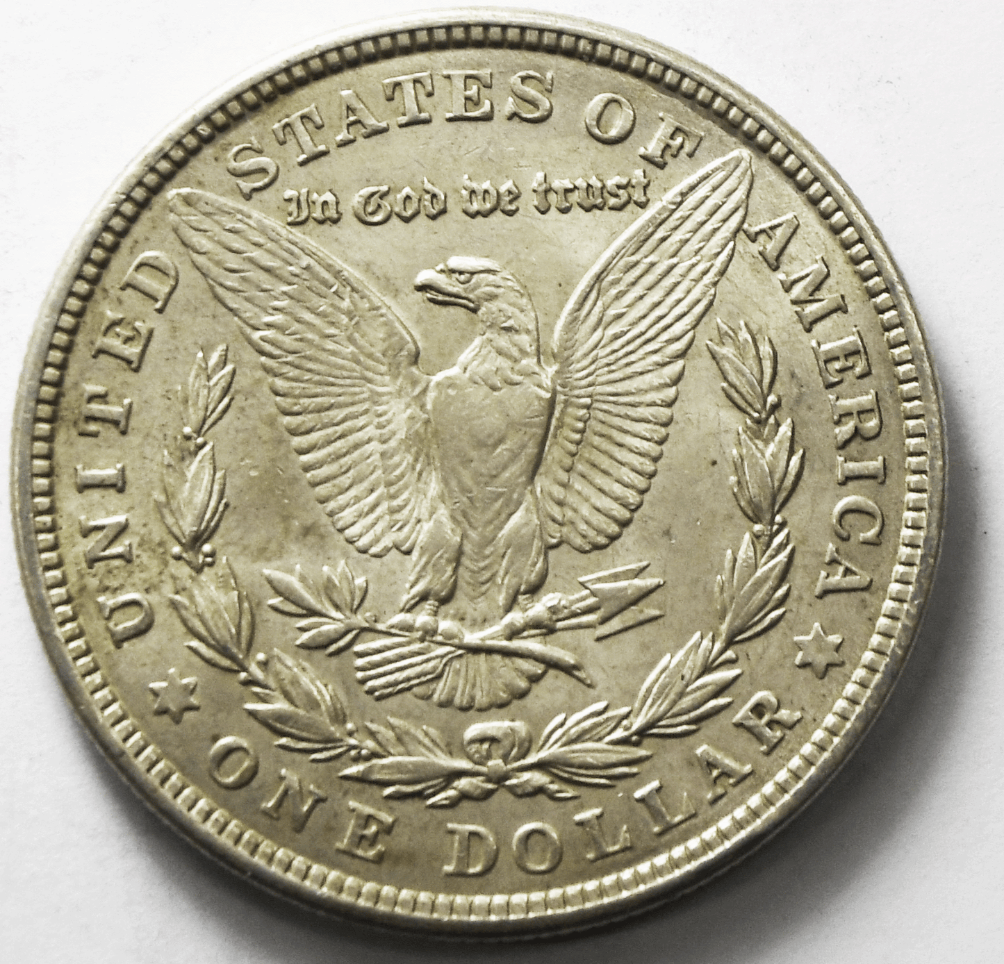 1921 $1 Morgan Silver One Dollar Wide Reeds VAM 29A Philadelphia AU