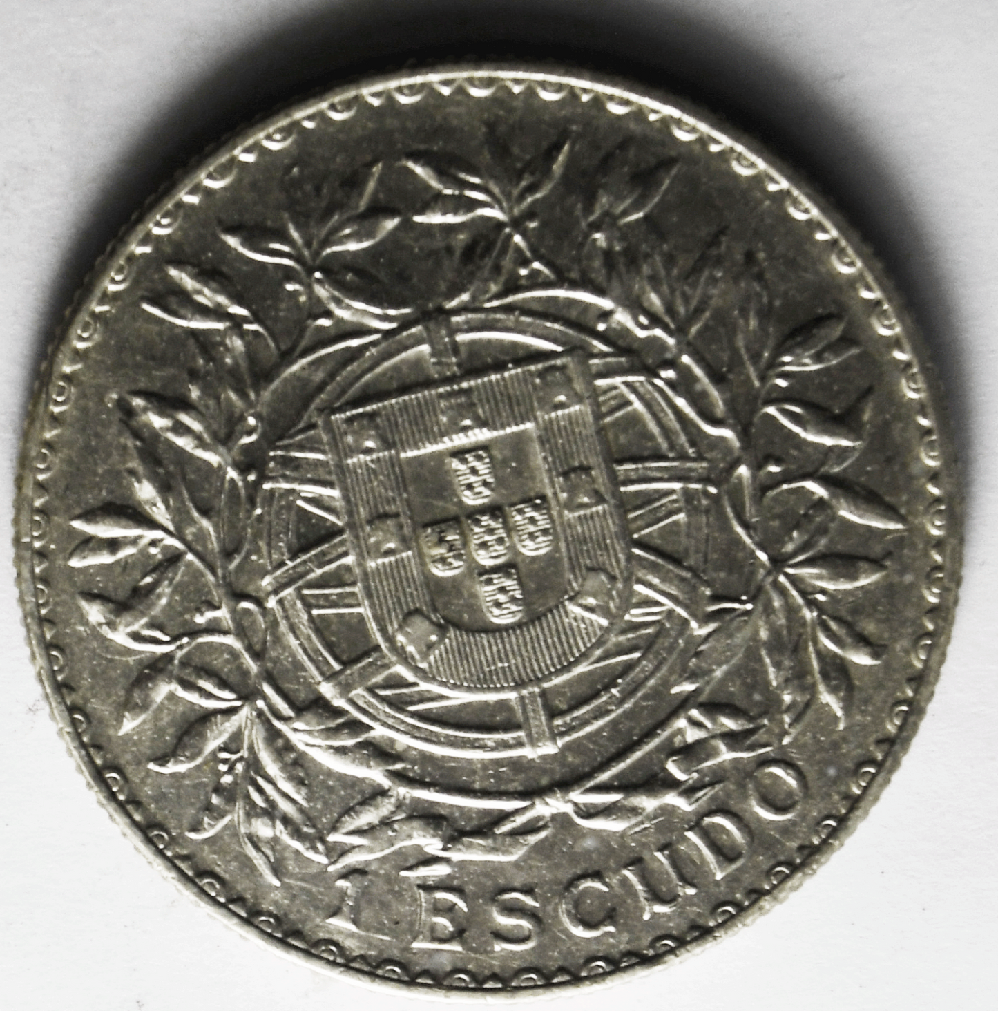 1915 Portugal One Escudo Silver Coin KM# 564